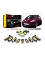 Ford Fiesta LED İç Aydınlatma Ampul Seti FEMEX Parlak Beyaz