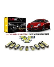 Alfa Romeo Giulietta LED İç Aydınlatma Ampul Seti FEMEX Parlak Beyaz