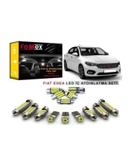 Fiat Egea LED İç Aydınlatma Ampul Seti FEMEX Parlak Beyaz