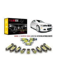 BMW E46 3 Serisi İç Aydınlatma Ampul Seti FEMEX Parlak Beyaz