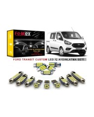 Ford Transit Custom İç Aydınlatma Ampul Seti FEMEX Parlak Beyaz