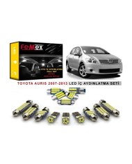 Toyota Auris 2007-2012 LED İç Aydınlatma Ampul Seti FEMEX Parlak Beyaz