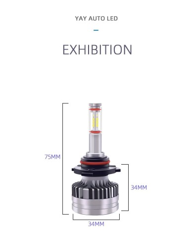 FEMEX 360* Csp Superior 4 Yönlü Cipset HB4 Led Xenon Led Headlight