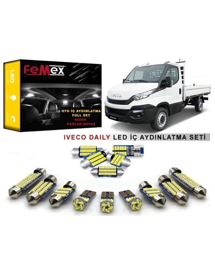 Iveco Daily LED İç Aydınlatma Ampul Seti FEMEX Parlak Beyaz