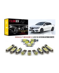 Renault Megane 4 LED İç Aydınlatma Ampul Seti FEMEX Parlak Beyaz