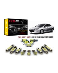 Peugeot 407 LED İç Aydınlatma Ampul Seti FEMEX Parlak Beyaz