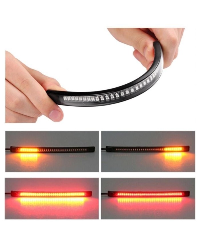 Motorsiklet Park Stop Sinyal Ledi 32 Ledli Flexible Led 2 Renk