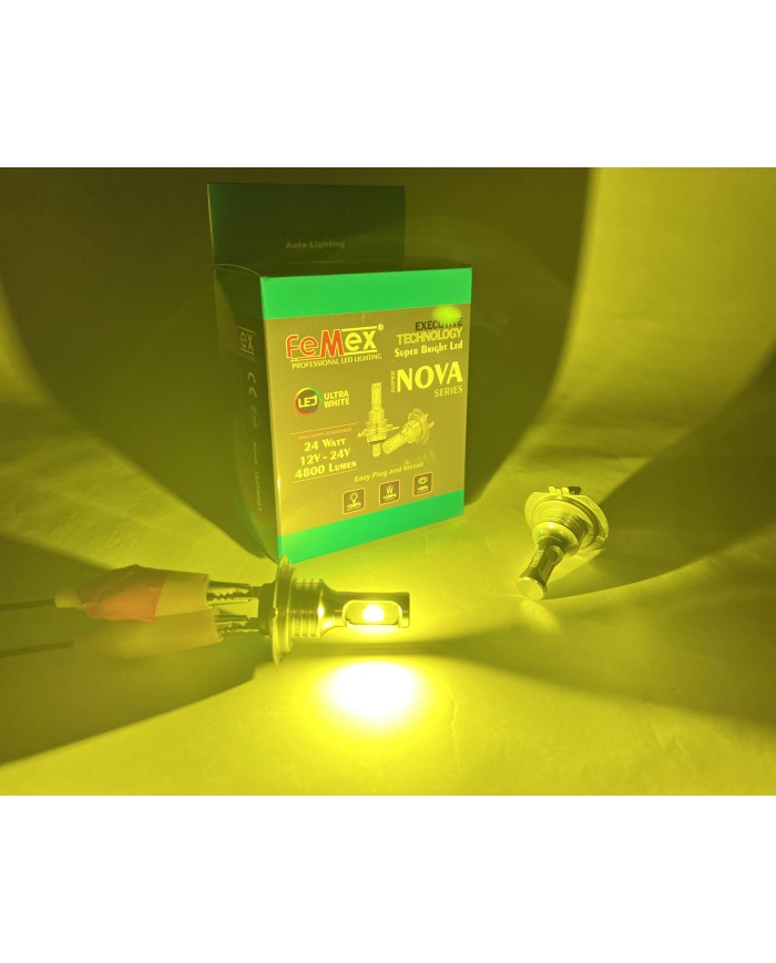 FEMEX Nova Csp 3570 H4 Sarı Led Xenon Led Headlight