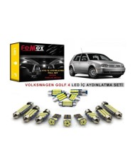 Volkswagen Golf 4 LED İç Aydınlatma Ampul Seti FEMEX Parlak Beyaz