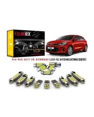 Kia Rio 2017 ve Sonrası İç Aydınlatma Ampul Seti FEMEX Parlak Beyaz