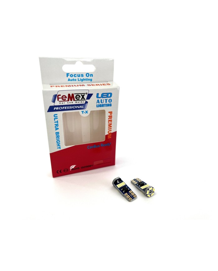 FEMEX Premium Beyaz T10 15Smd 4014Chipset Led Ampul Aktif Canbus