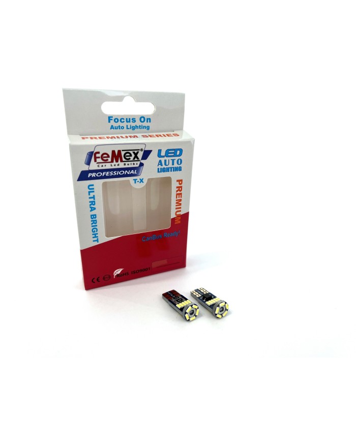 FEMEX Premium Beyaz T10 15Smd 4014Chipset Led Ampul Aktif Canbus