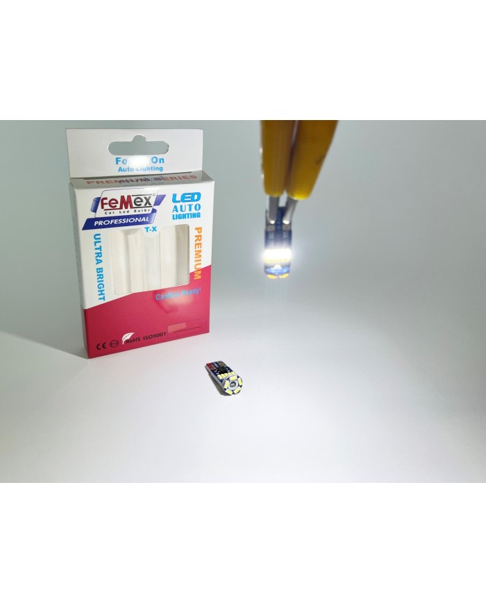 FEMEX Premium Beyaz T10 15Smd 4014Chipset Led Ampul Aktif Canbus