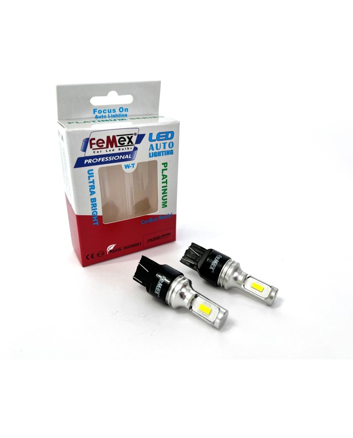 FEMEX Platinum W21W T20 15W Tek Duy CSP Led Ampul Beyaz Ultra Parlak