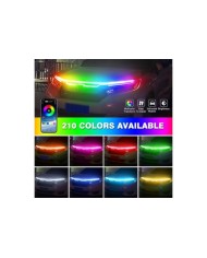 App Kontrollü Kaput Ledi Animasyonlu RGB Kayar Led - Sinyal Modüllü 150cm