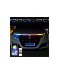 App Kontrollü Kaput Ledi Animasyonlu RGB Kayar Led - Sinyal Modüllü 150cm