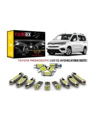 Toyota ProaceCity LED İç Aydınlatma Ampul Seti FEMEX Parlak Beyaz