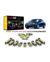 Honda Accord 2003-2007 LED İç Aydınlatma Ampul Seti FEMEX Parlak Beyaz