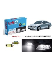BMW E39 LED PLAKA AYDINLATMA AMPUL SETİ FEMEX PARLAK BEYAZ