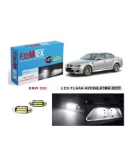 BMW E60 LED PLAKA AYDINLATMA AMPUL SETİ FEMEX PARLAK BEYAZ