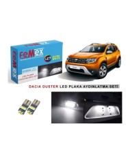 DACIA DUSTER LED PLAKA AYDINLATMA AMPUL SETİ FEMEX PARLAK BEYAZ