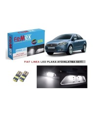 FIAT LINEA LED PLAKA AYDINLATMA AMPUL SETİ FEMEX PARLAK BEYAZ