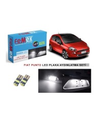 FIAT PUNTO  LED PLAKA AYDINLATMA AMPUL SETİ FEMEX PARLAK BEYAZ