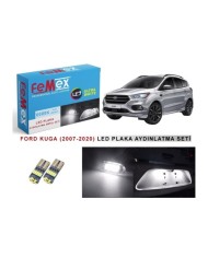 FORD KUGA 2017-2020 LED PLAKA AYDINLATMA AMPUL SETİ FEMEX PARLAK BEYAZ