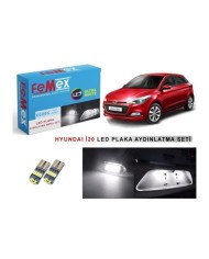 HYUNDAI i20 LED PLAKA AYDINLATMA AMPUL SETİ FEMEX PARLAK BEYAZ