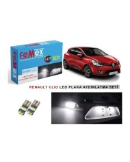 RENAULT CLIO LED PLAKA AYDINLATMA AMPUL SETİ FEMEX PARLAK BEYAZ