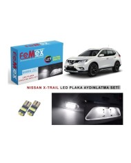 NISSAN X-TRAIL LED PLAKA AYDINLATMA AMPUL SETİ FEMEX PARLAK BEYAZ