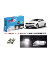 VW JETTA MK6 LED PLAKA AYDINLATMA AMPUL SETİ FEMEX PARLAK BEYAZ