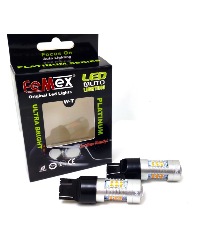 Opel Corsa D LED Gündüz Aydınlatma Ampulu  Turuncu FEMEX T20