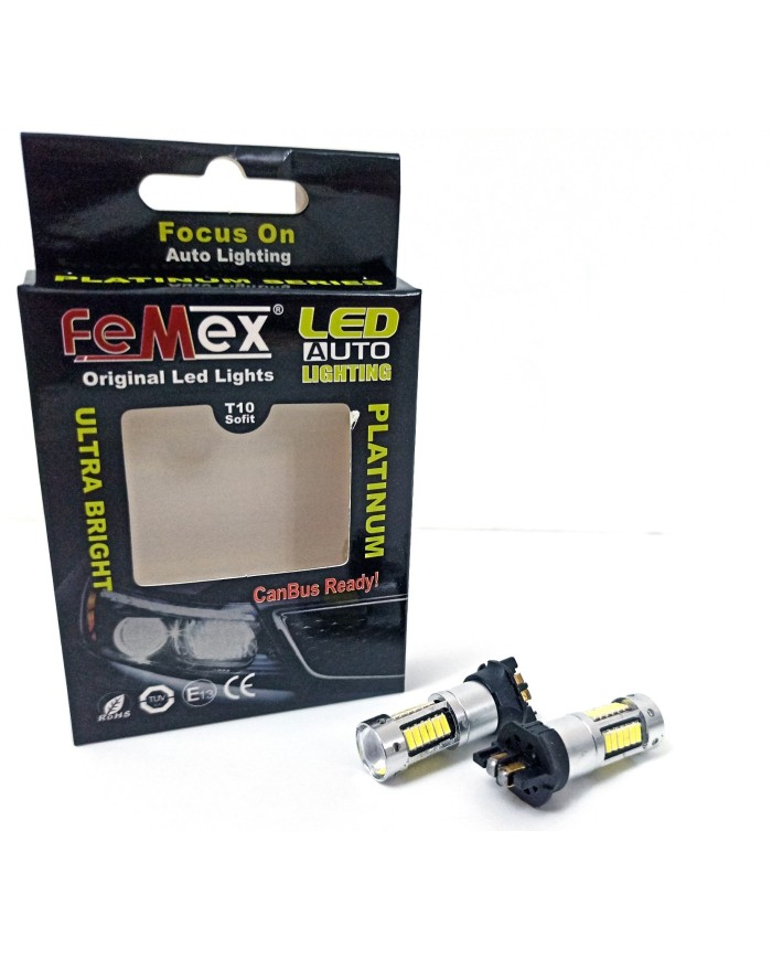 Volkswagen Tiguan Gündüz Farı Led Ampulu Beyaz FEMEX PW24W