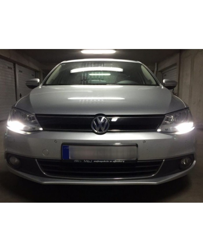 Volkswagen Jetta MK6 Beyaz Led Gündüz Far Aydınlatma Ampulu FEMEX P21W
