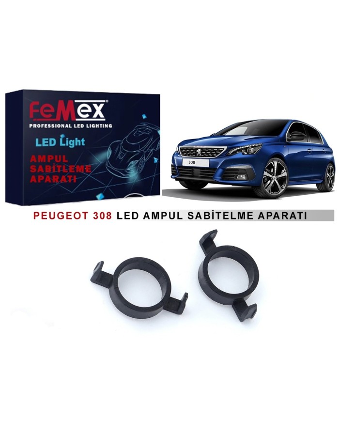 Peugeot 308 Araçlar için Kısa Far Tutucu Led Ampul Sabitleme Aparatı
