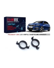 Peugeot 308 Araçlar için Kısa Far Tutucu Led Ampul Sabitleme Aparatı