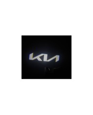 Kia Araçlar İçin Pilli Yapıştırmalı Kapı Altı Led Logo