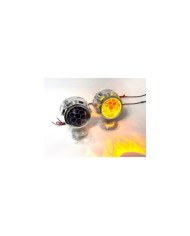 Femex Bi-Xenon Turuncu Bal Petek Desenli Far İçi Mercek 2,5 Inc Far Merceği Led Xenon Uyumlu