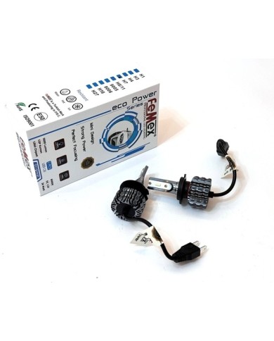 Femex Eco Power Buz Mavi 8000K CSP Chipset H7 Led Xenon Led Headlight