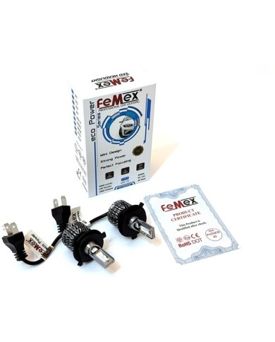 Femex Eco Power Buz Mavi 8000K CSP Chipset H4 Led Xenon Led Headlight
