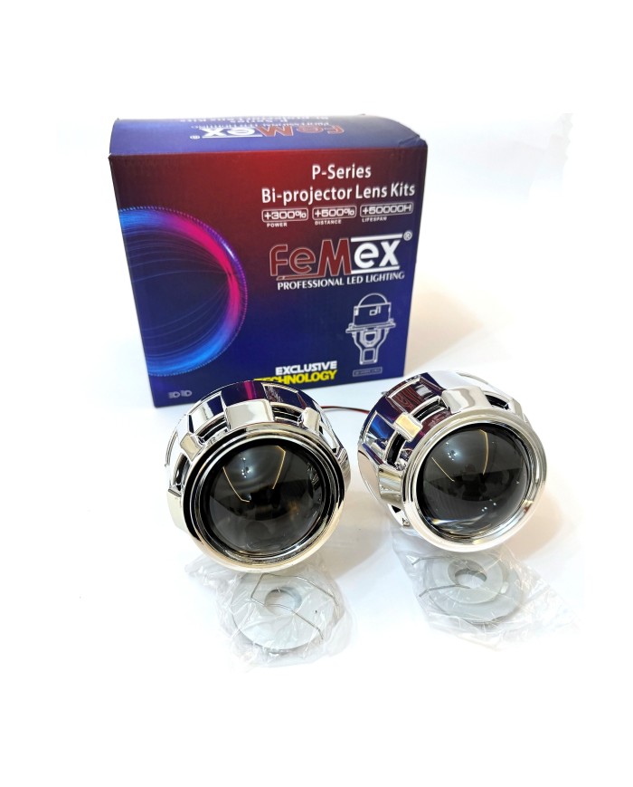 FemeX Bi-Xenon Far İçi Mercek 2,5 Inc Far Merceği Led Xenon Uyumlu