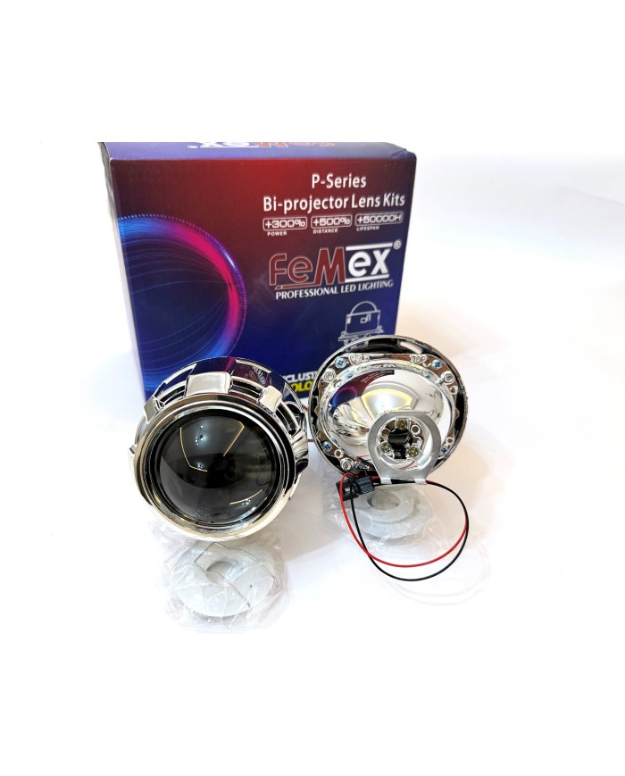 FemeX Bi-Xenon Far İçi Mercek 2,5 Inc Far Merceği Led Xenon Uyumlu