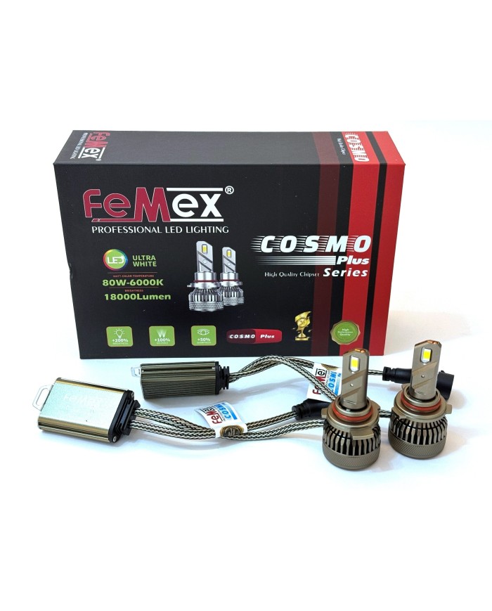 FEMEX Cosmo Plus Csp D-Force HıR2 9012 Led Xenon Led Headlight