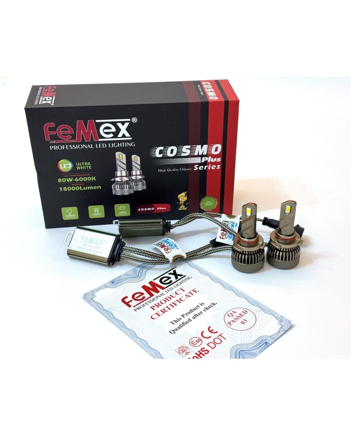 FEMEX Cosmo Plus Csp D-Force HB4 9006 Led Xenon Led Headlight