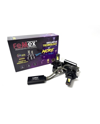 Femex H4 Super More CSP Superior ETI Chipset 120W 28000 Lm