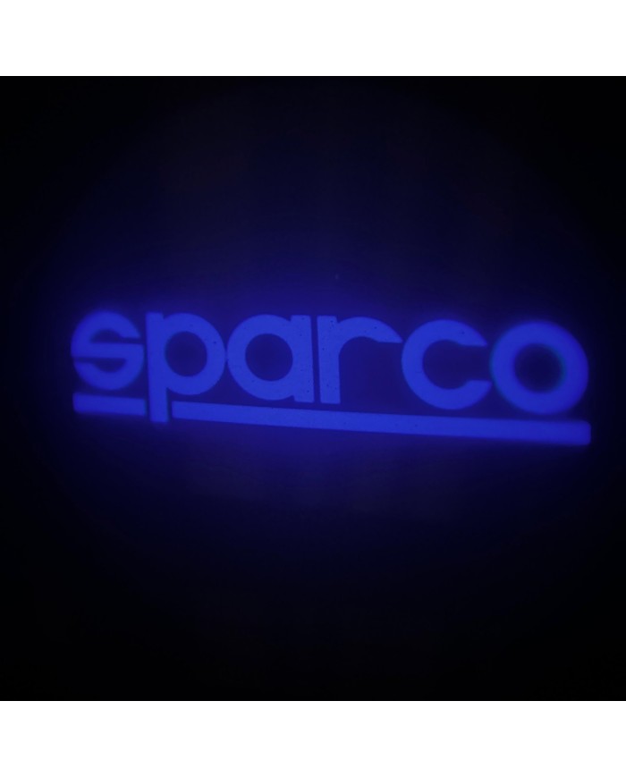 Sparco Logolu Mesafe Sensörlü  Fotoselli Pilli Yapıştırmalı Kapı Altı Led Logo