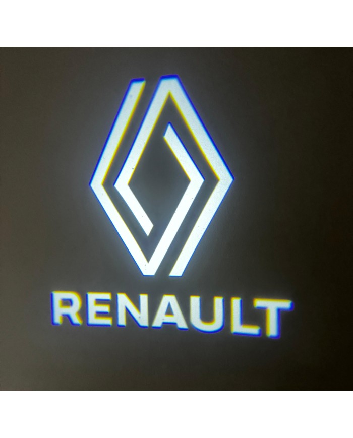 Yeni Renault Araçlar İçin Pilli Yapıştırmalı Kapı Altı Led Logo
