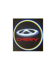 Chery Araçlar İçin Pilli Yapıştırmalı Kapı Altı Led Logo