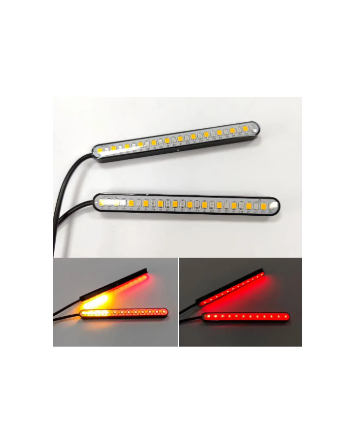 24 Smd Led Çakarlı Stop  Kayar sinyal 10cm